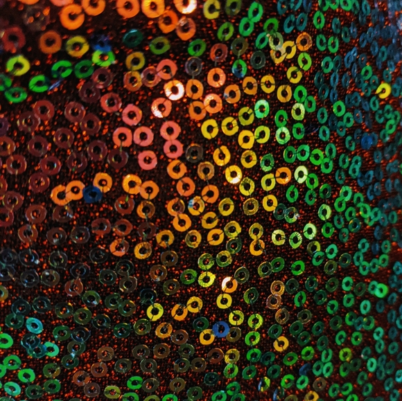 NWT Iridescent Sequin Dress w/ Mask - Picture 3 of 3